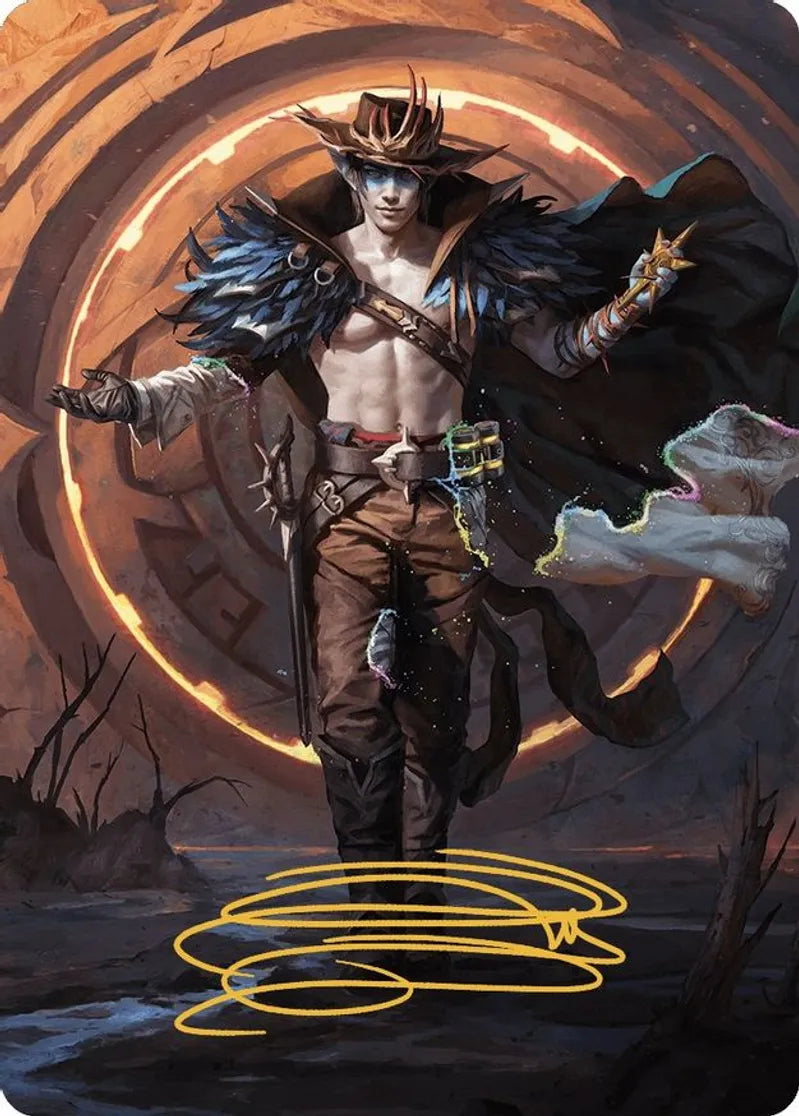 Oko, the Ringleader Art Card (29/54) (Gold-Stamped Signature) Price From Art Series: Outlaws of Thunder Junction ASOTJ