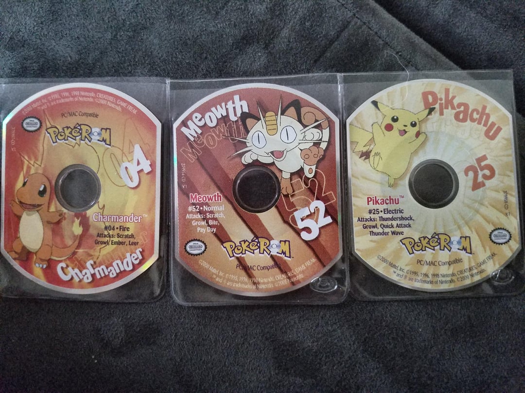 Any one remember these Pokémon CD-Roms?? I completely forget what they were exactly, bout to boot up a old laptop and see if I can get em to run! : r/nostalgia