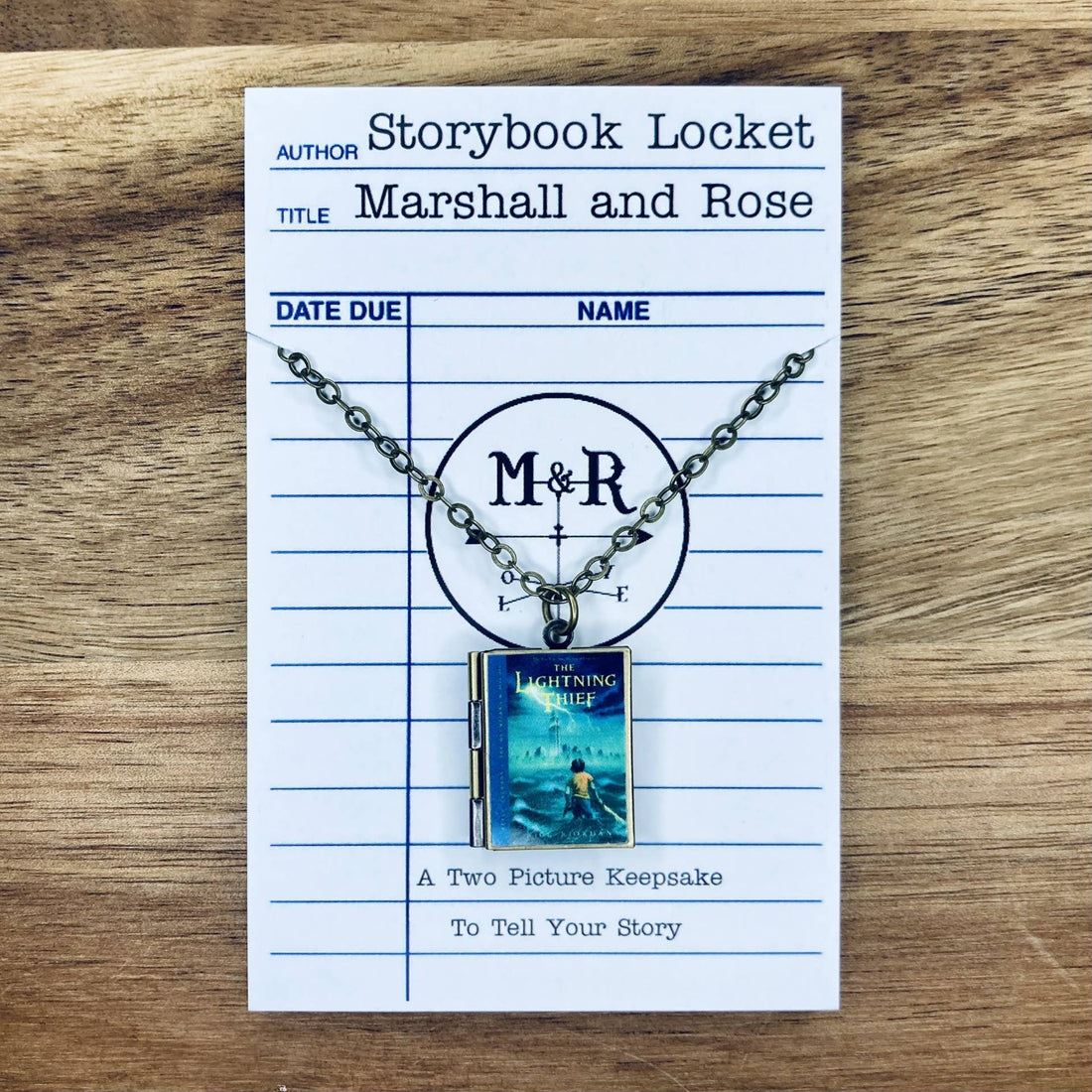 Book Locket Percy Jackson - The Lightning Thief