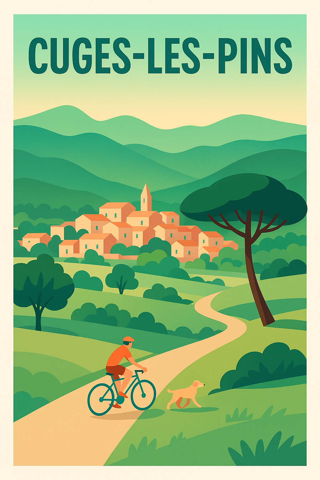 Affiche de Cuges-les-Pins - L'évasion nature en Provence