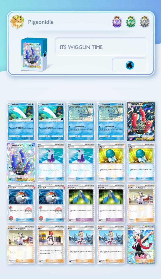 Been Winning With This Wugtrio ex Deck! : r/PTCGP