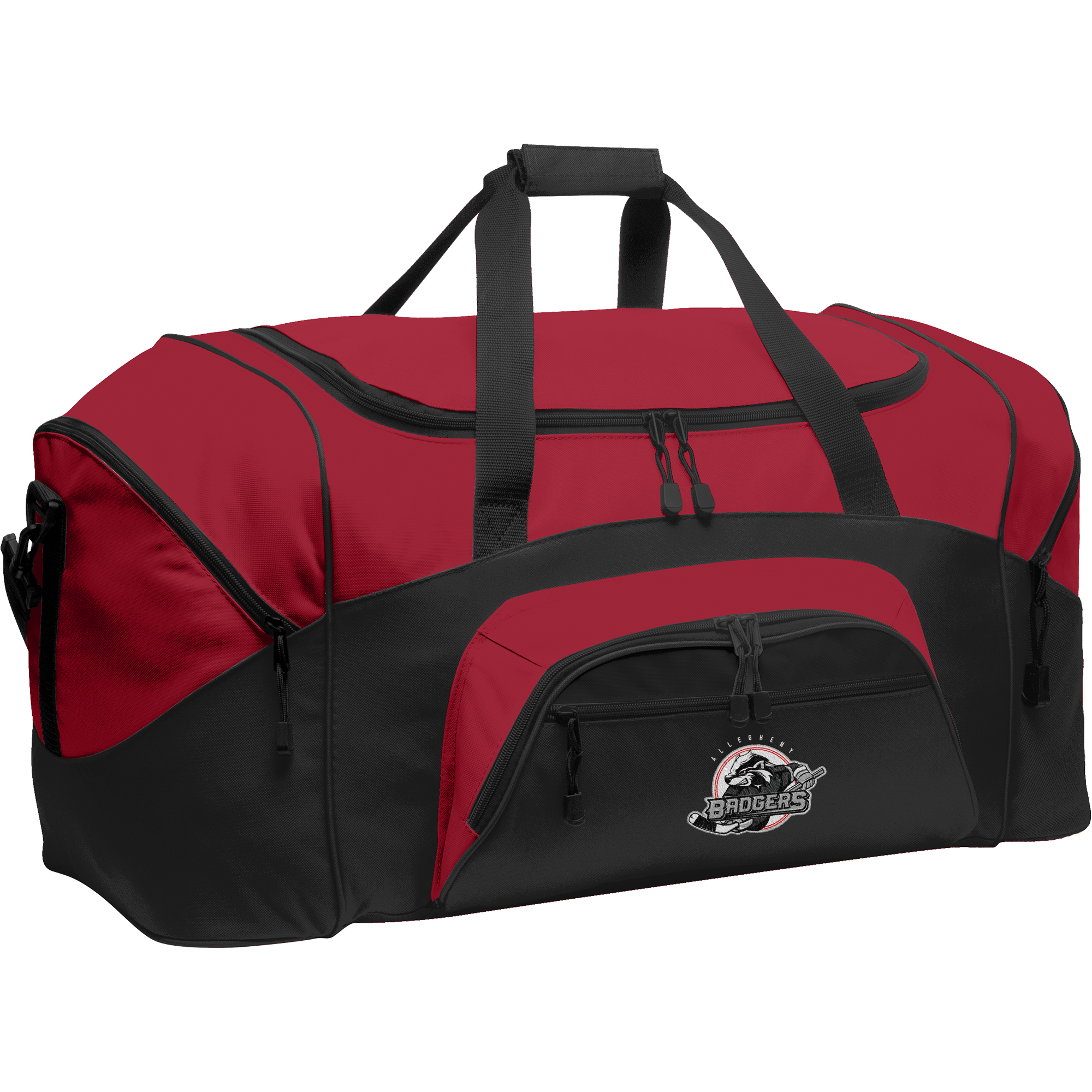 Allegheny Badgers Standard Colorblock Sport Duffel