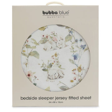 Bubba Blue Sleeping Bunny Jersey Bedside Sleeper Fitted Sheet