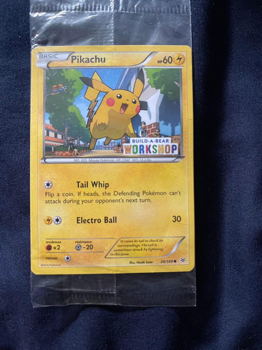 Build-A-Bear Pikachu promo : r/PokemonCardValue