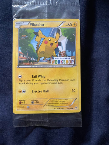 Build-A-Bear Pikachu promo : r/PokemonCardValue