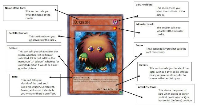 Anatomy of a Yu-Gi-Oh! Trading Card