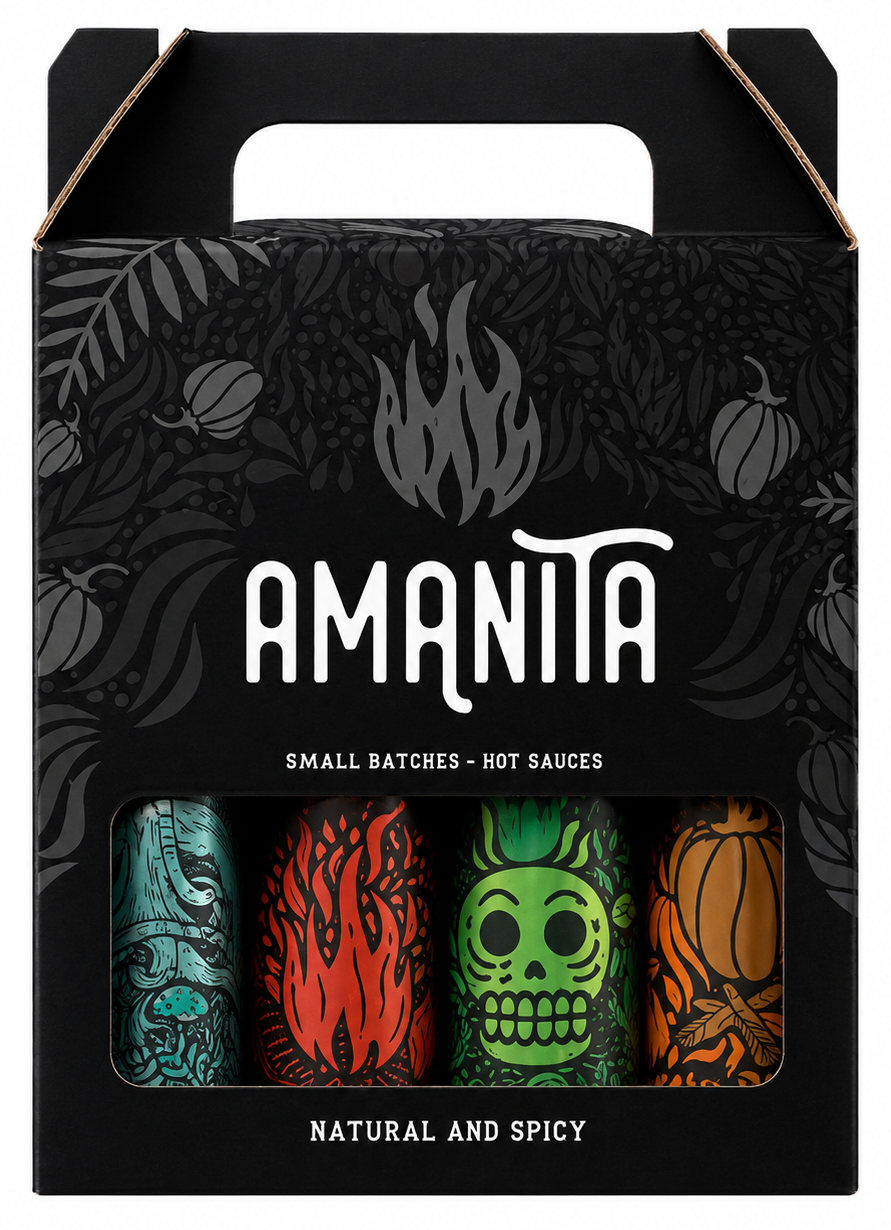 SALSA PICANTE AMANITA 4 PACK