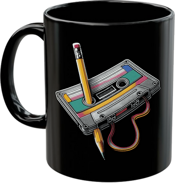 Cassette Tape Rewind Coffee Mug