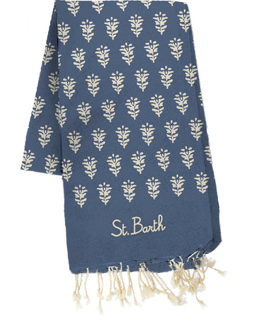 Telo Mare con Stampa / Blu - Ideal Moda