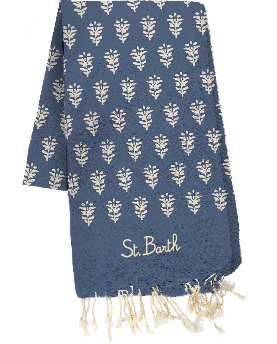 Telo Mare con Stampa / Blu - Ideal Moda