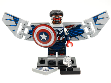 LEGO® Collectible Minifigure Series 1 – colmar-5 Captain America Marvel Studios  Set Complete Set with Stand & Accessories