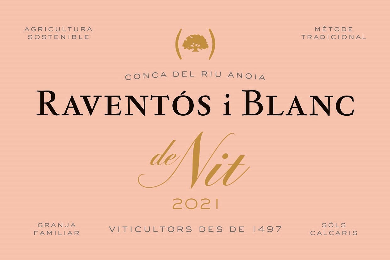 Conca del Riu Anoia Brut Rose 'de Nit', Raventos i Blanc 2023