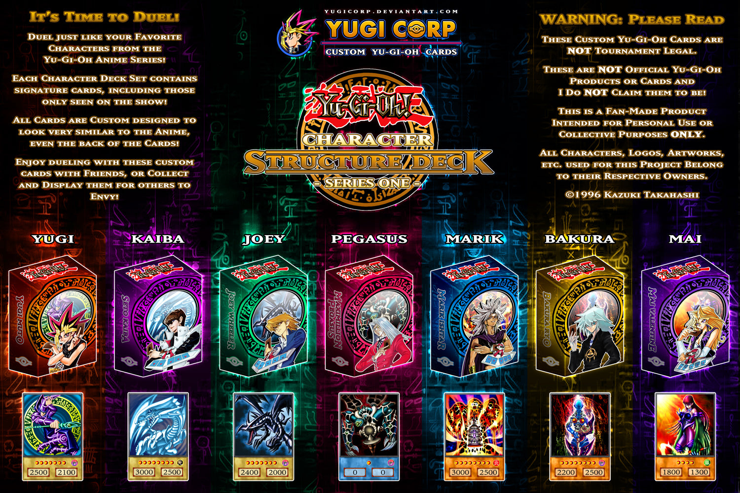 all yugioh structure decks list Character Structure Decks