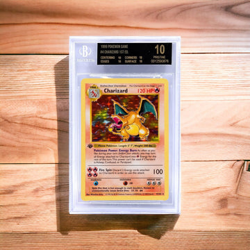 Black Label 1st Ed Charizard - Grading