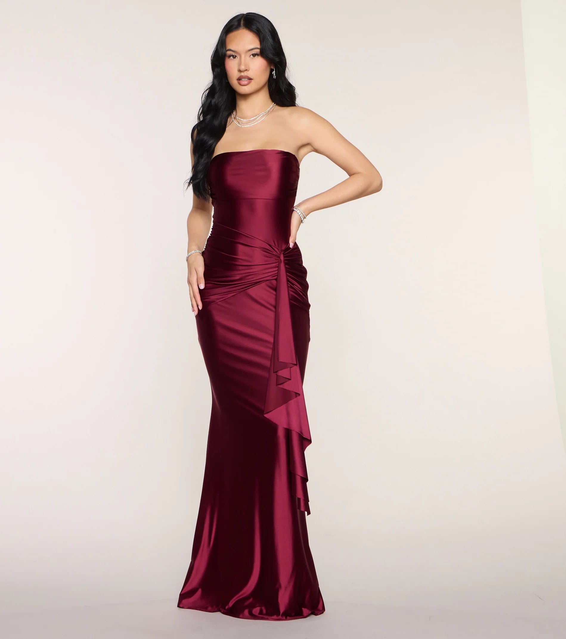 Arielle Strapless Mermaid Formal Dress