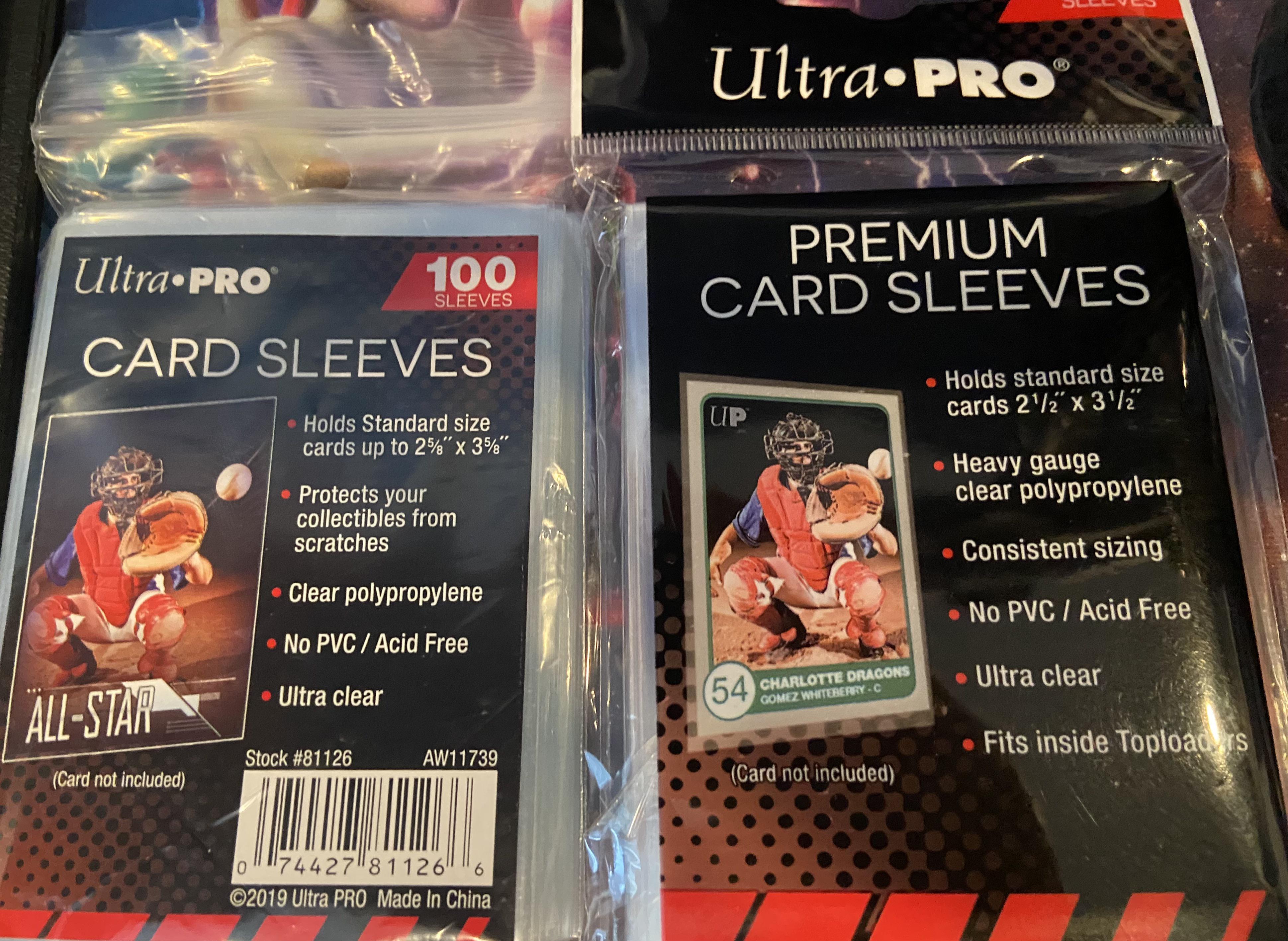Which do you prefer)- Ultra Pro Sleeves normal VS Premium? : r/PokemonTCG