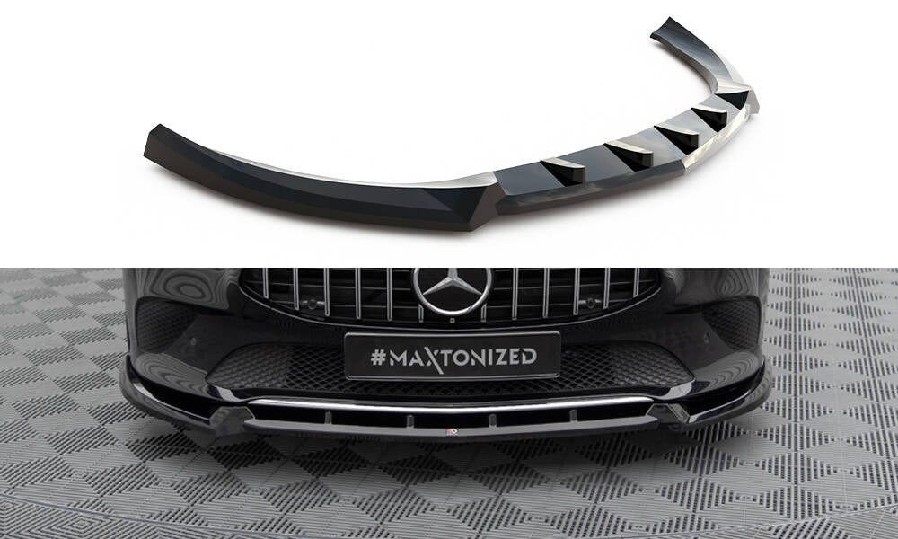Maxton Design - Front Splitter V.2 Mercedes Benz CLA-Class C118 Front Spoiler Maxton Design royalty-bespoke.myshopify.com
