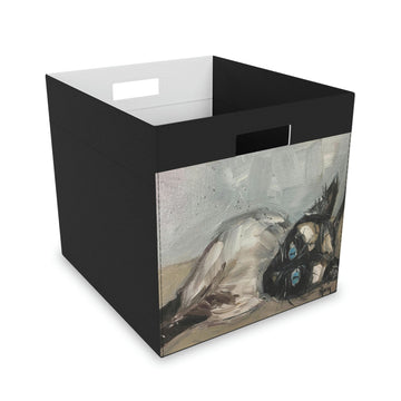 Adorable Siamese Cat "Little Miss Innocent" Felt Storage Box