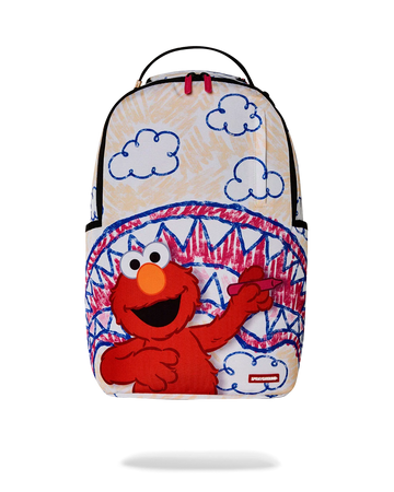ELMO'S WORLD SHARK SKETCH BACKPACK sprayground