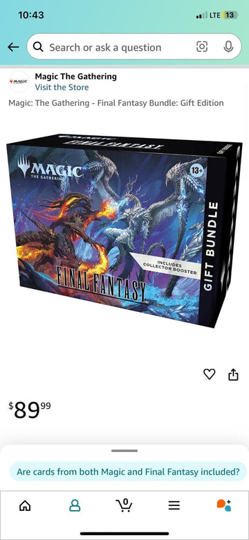 Final Fantasy XVI Featured On The Magic The Gathering “Gift Bundle”! : r/FFXVI