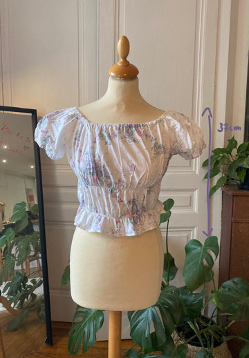 Haut smocké et upcyclé !