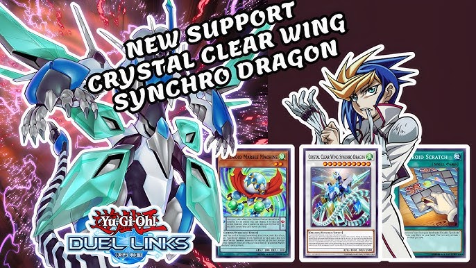 CRYSTAL CLEAR WING SYNCHRO DRAGON META-BREAKING COMBOS WITH ACCELERATION SKILL DUEL LINKS 2025