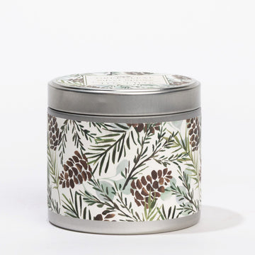 Greenleaf|Silver Spruce Tin Candle