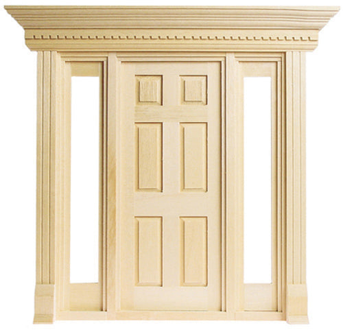 Yorktown, Jamestown 6 Panel Door with Sidelights
