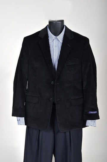 Mens Corduroy Black Blazer