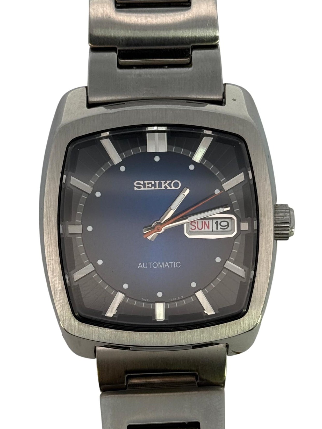 Seiko 7S26 Automatic Recraft Series 39.5x40mm Stainless Steel Blue Dial Watch Ref. 7s26-04v0