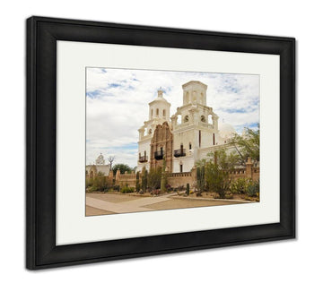 Framed Print, A Mission San Xavier Del Bac Tucson - Essentials from JayCar