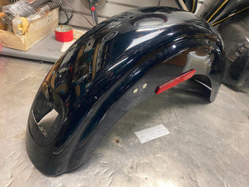 Rear Fender Dyna FXD FXDL Superglide Low Rider FXDX 99-03 7 1/2" Vivid Black