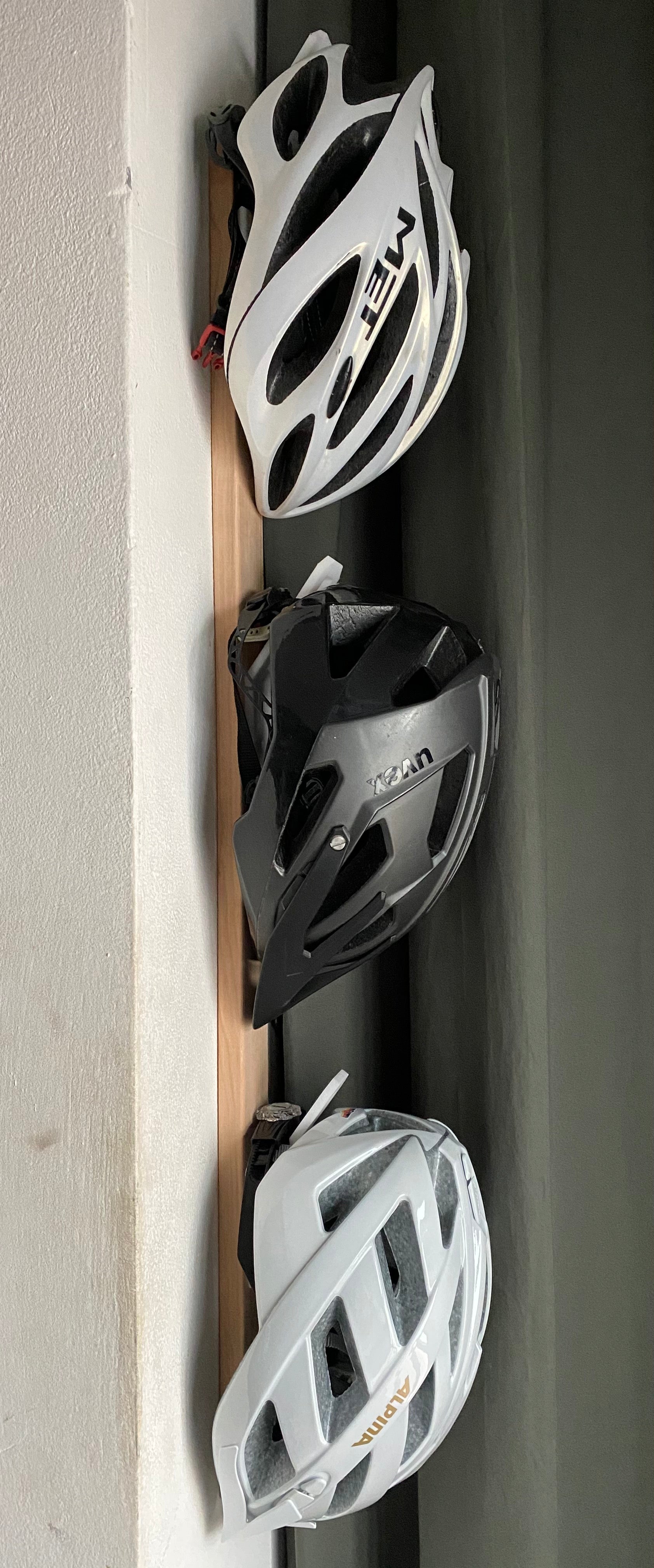 Hooks For Bike Helmets Metal Bike Helmet Rack Wall Mount 180 Degree  Rotation, Stand