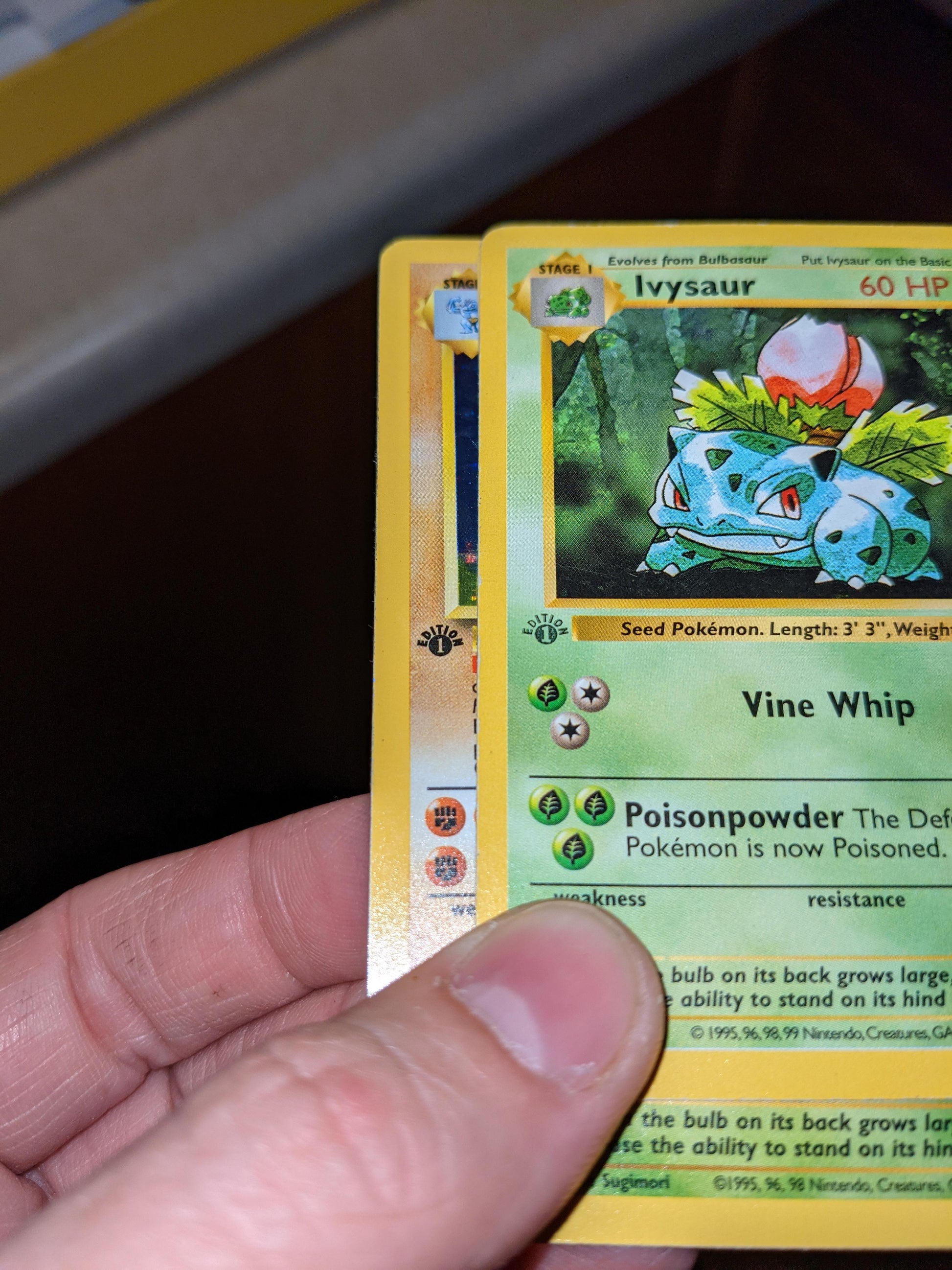 Is this a grey 1st stamp? Is that a good thing? : r/PokemonTCG