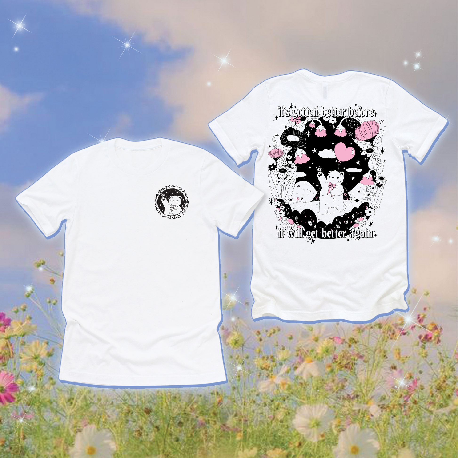Its Gotten Better Before Hand Drawn Graphic Tee