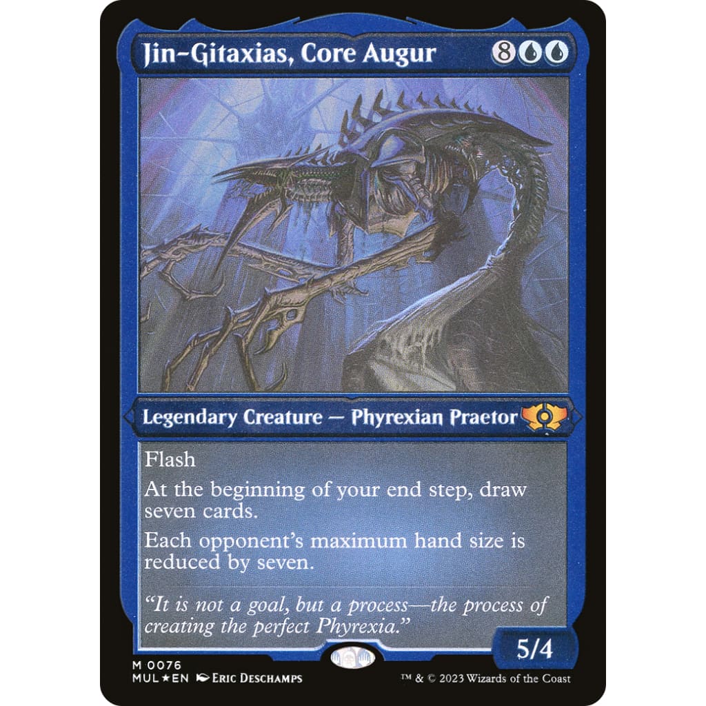 Jin-Gitaxias Core Augur (MUL-076) Etched Foil - Single