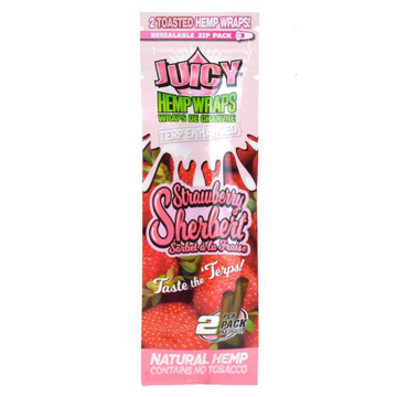 Hemp wrap Terpenos Strawberry Sherbert - Juicy Jay´s