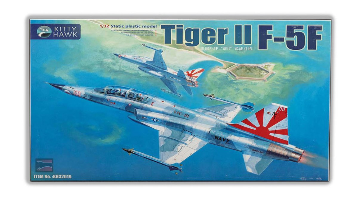 Kitty Hawk 1/32 Kitty Hawk F - 5F Tiger II Plastic Model Kit - Fusion Scale Hobbies