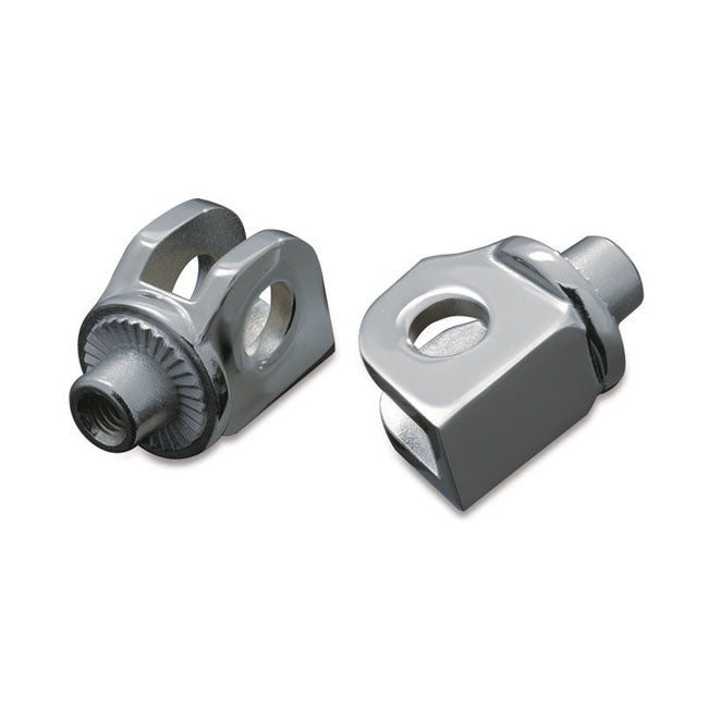 Kuryakyn Kuryakyn Adapters Boulevard M50 05-18 / Front / Chrome Kuryakyn Splined Footpeg Adapters for Suzuki Customhoj