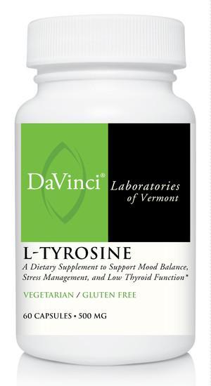 L-Tyrosine 500mg 60ct by Davinci Labs