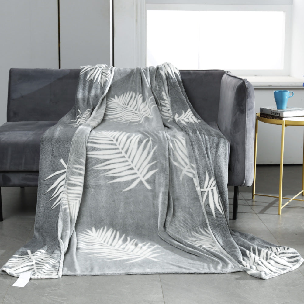 Frazadas Doral Flannel Mali Embossed Colores surtidos