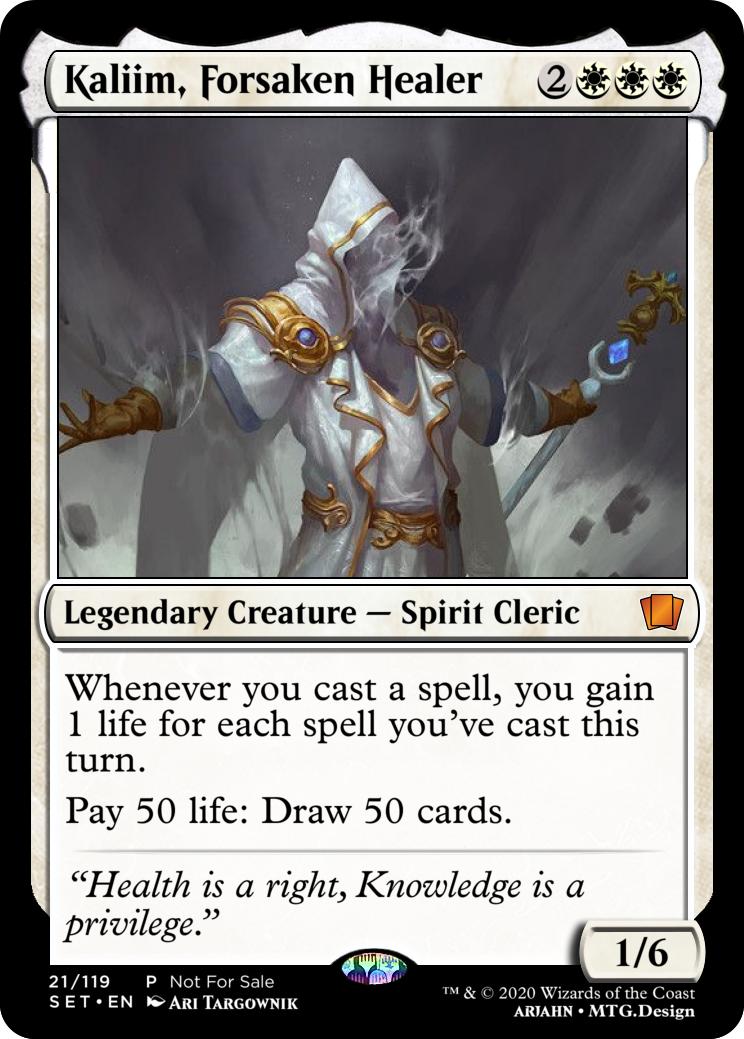 Pay 50 life: Draw 50 cards. : r/custommagic