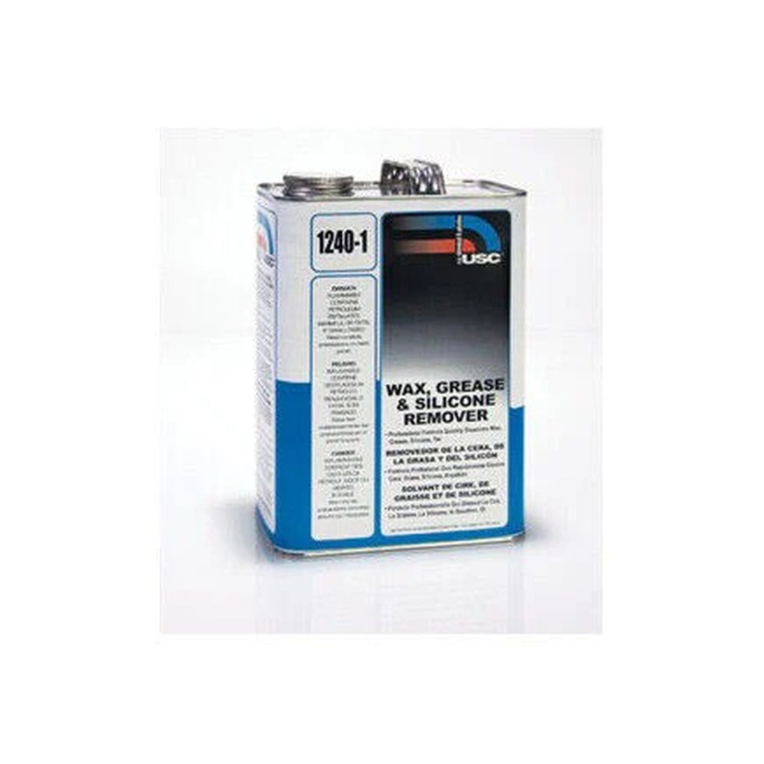 Morton Paint Company Distributed by US Chemical 1240-1 Wax Grease and Silicone Remover, 1 gal, Clear