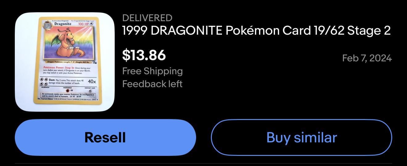 need help finding 1999-2000 copyright dragonite card : r/pokemoncardcollectors