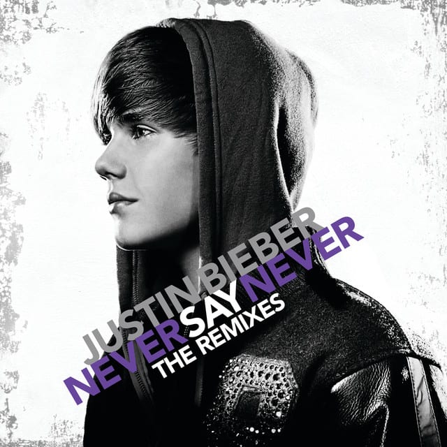 Music print | Justin Bieber - Never Say Never - The Remixes poster connecté