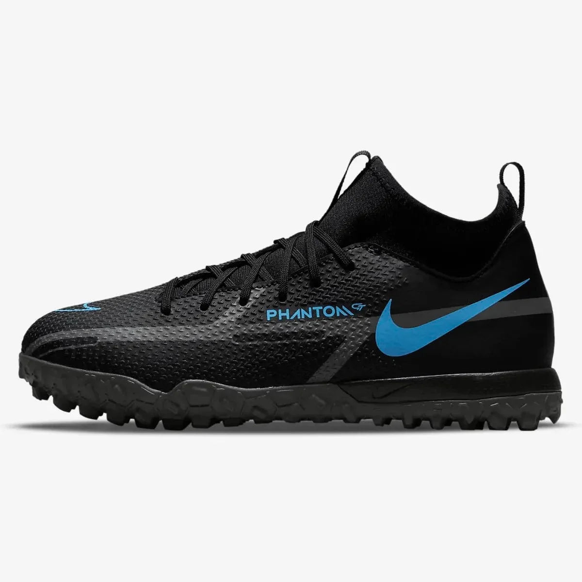 Nike Junior Phantom Gt2 Academy DF TF - Black-Blue