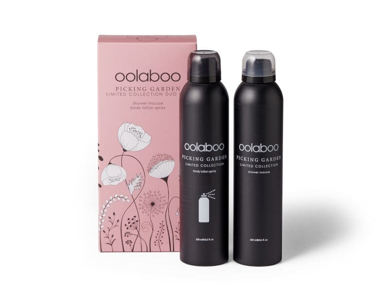 OOLABOO Picking Garden Limited Edition Shower Mousse & Body Lotion Spray