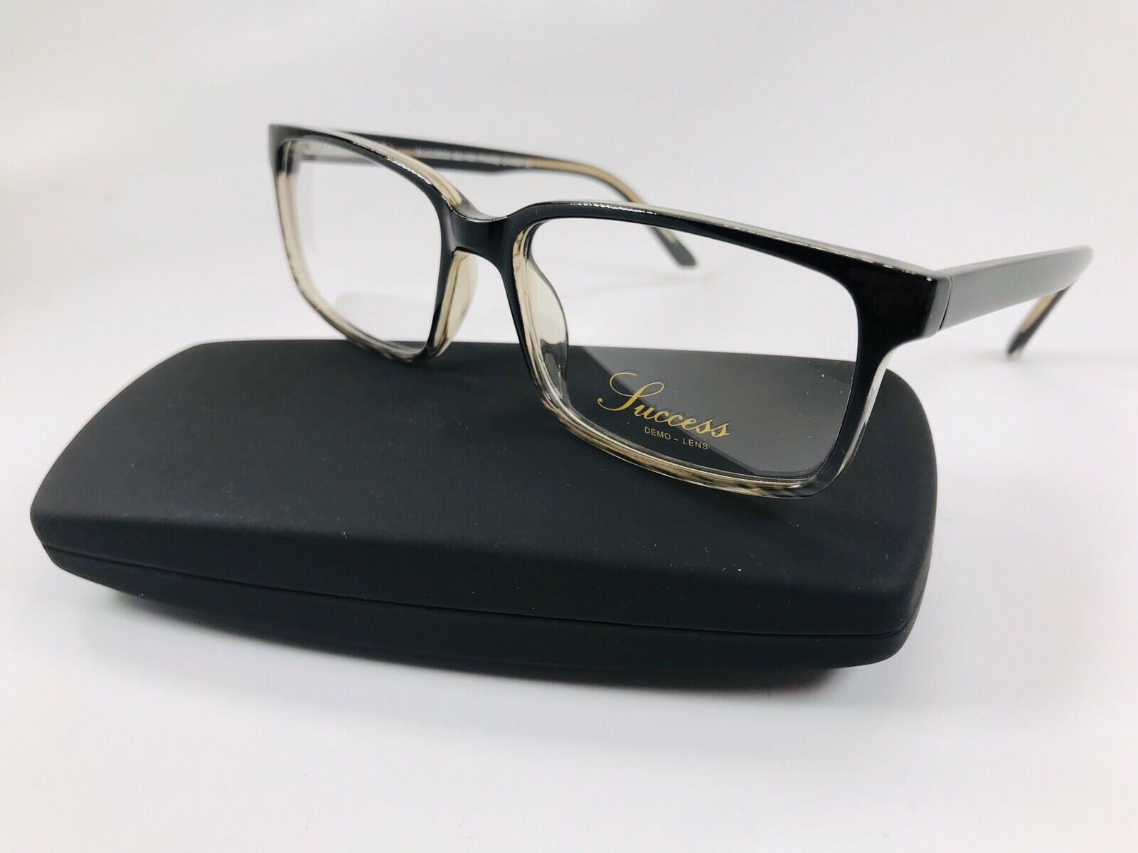 New Designer Inspired SUCCESS SS-108 Black Fade Eyeglasses 55mm with Case