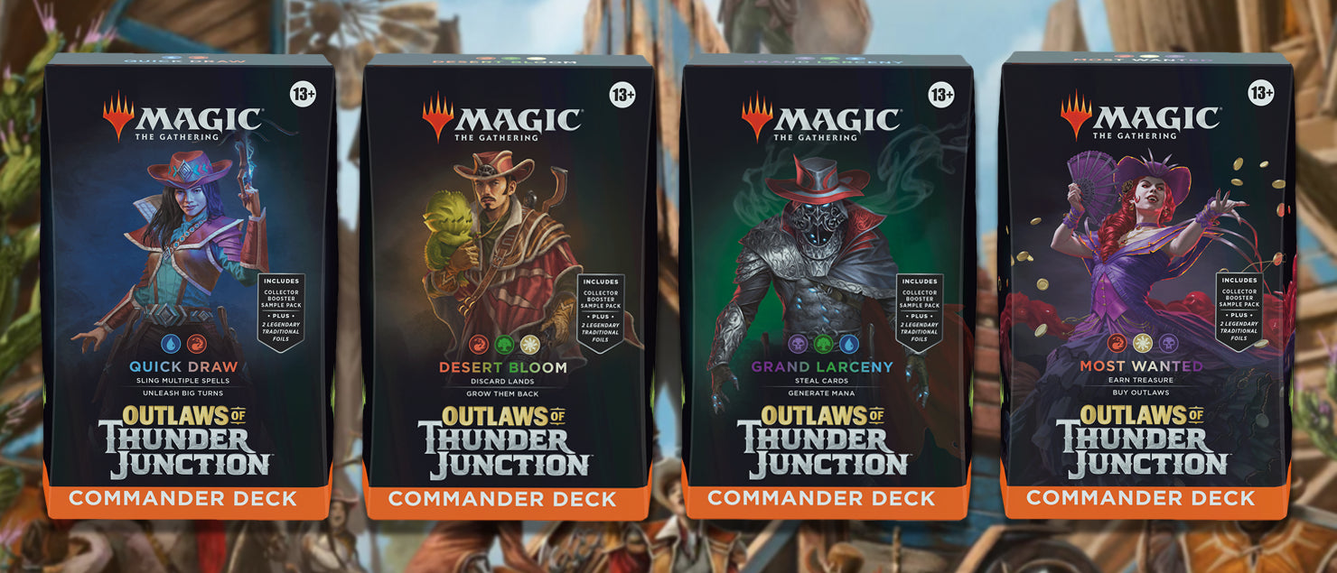 Precon review: Outlaws of Thunder Junction's new Commander Decks | Magic:  The Gathering | Ultimate Guard - Magic: The Gathering
