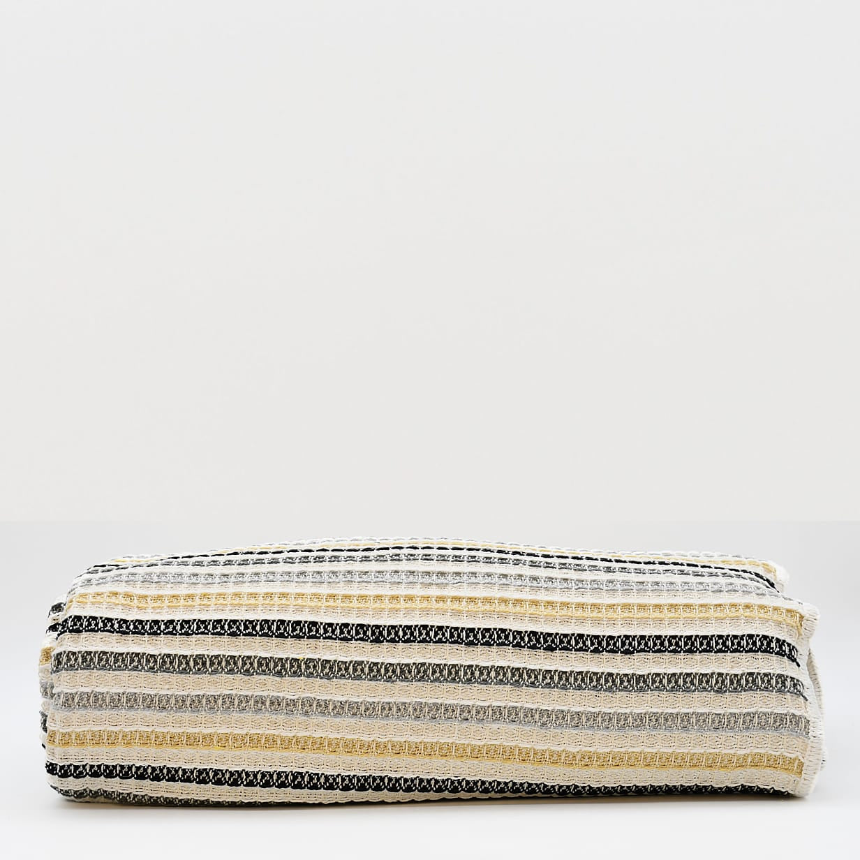 Plaid portugais couvre-lit gris 240x200 | Style de vie portugais Plaid Couvre-lit en coton 240x200 - Gris